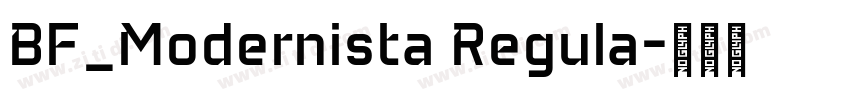 BF_Modernista Regula字体转换